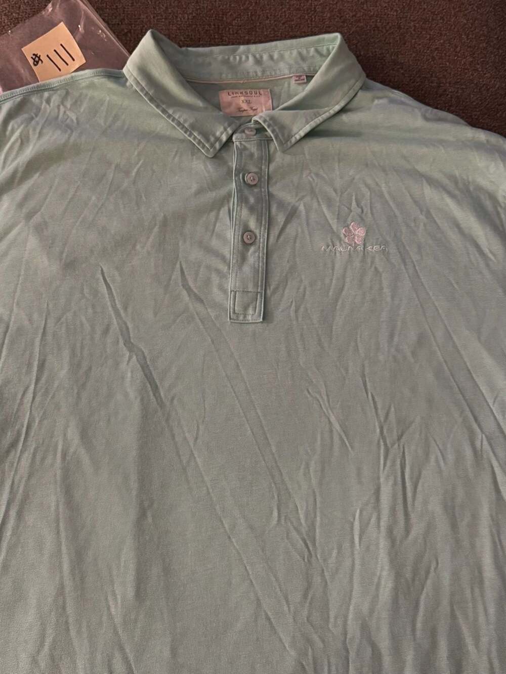 Linksoul Mauna Kea Polo Shirt Size XXL Green